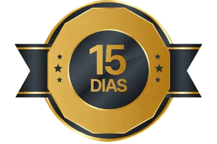 Selo de garantia de 15 dias